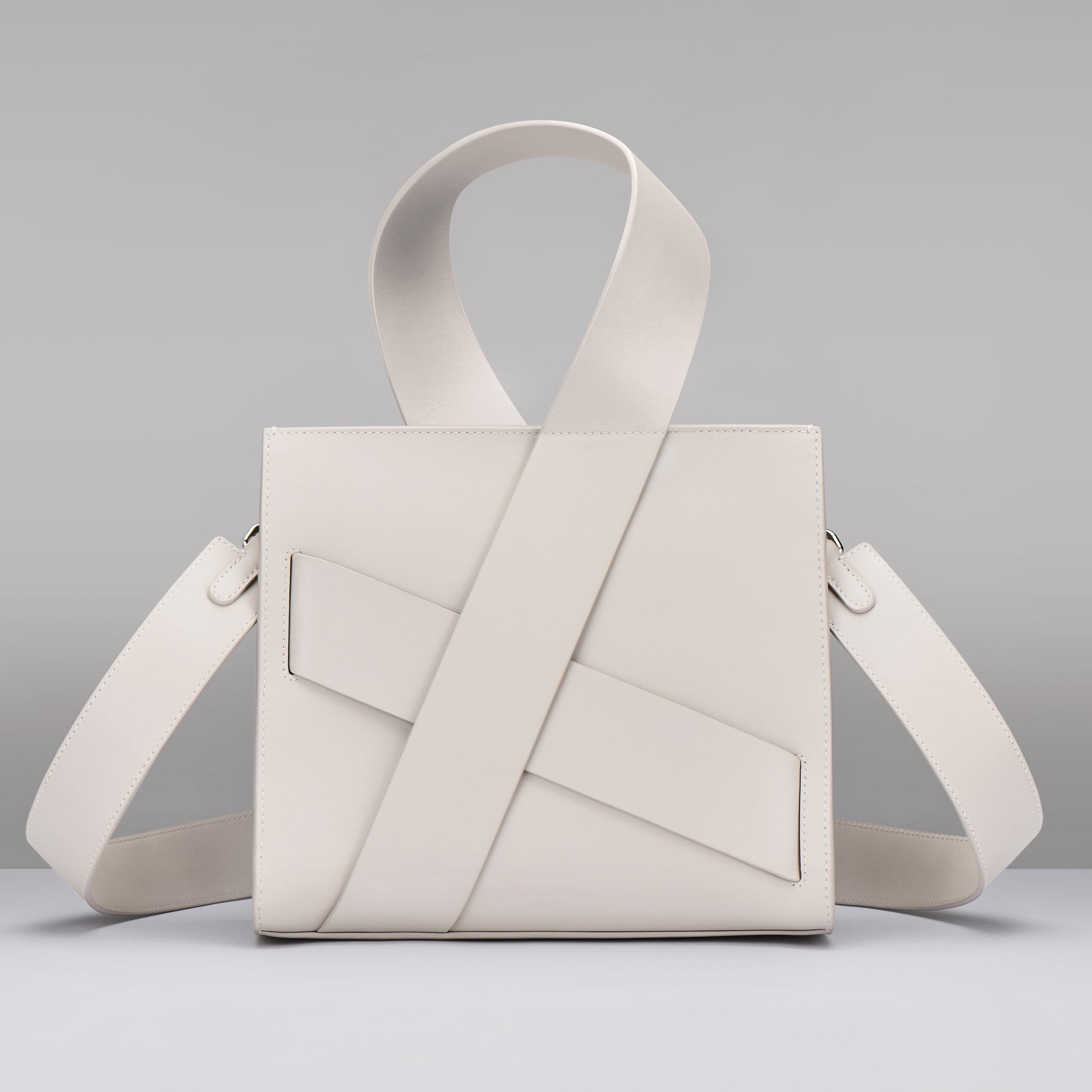 WHITE DIAGONAL ZITA BAG