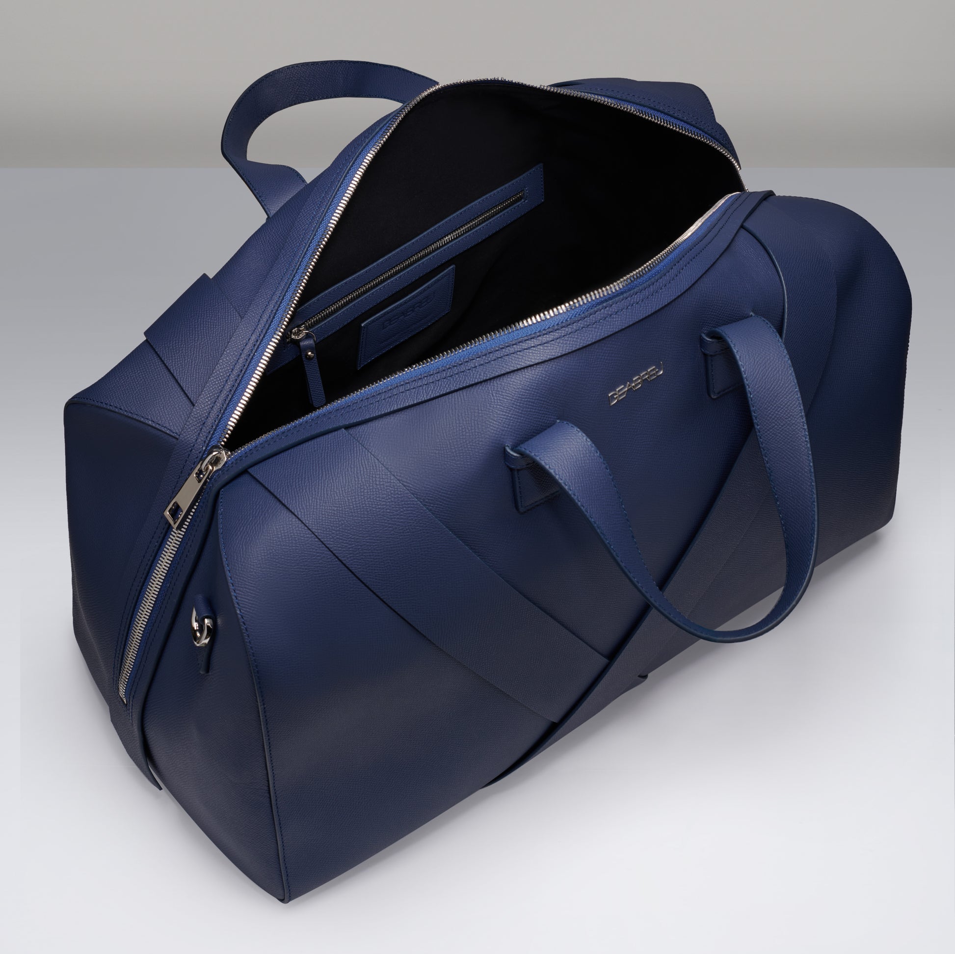 BLUE SAFFIANO LEATHER TRAVEL