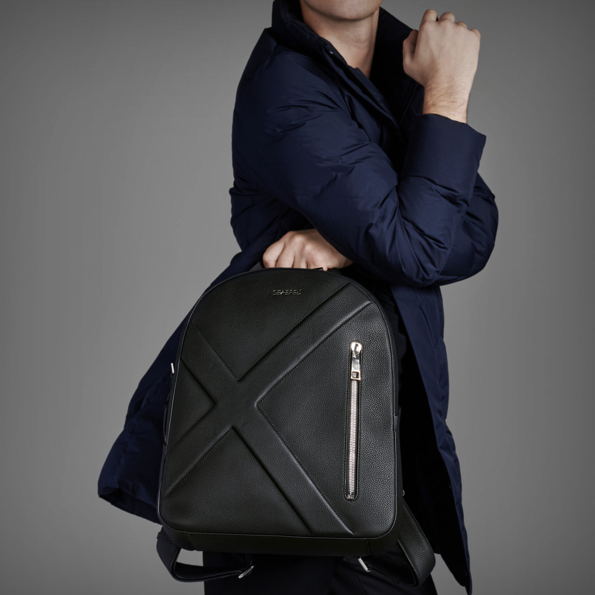 Men's Designer Leather Laptop Backpack | Handmade