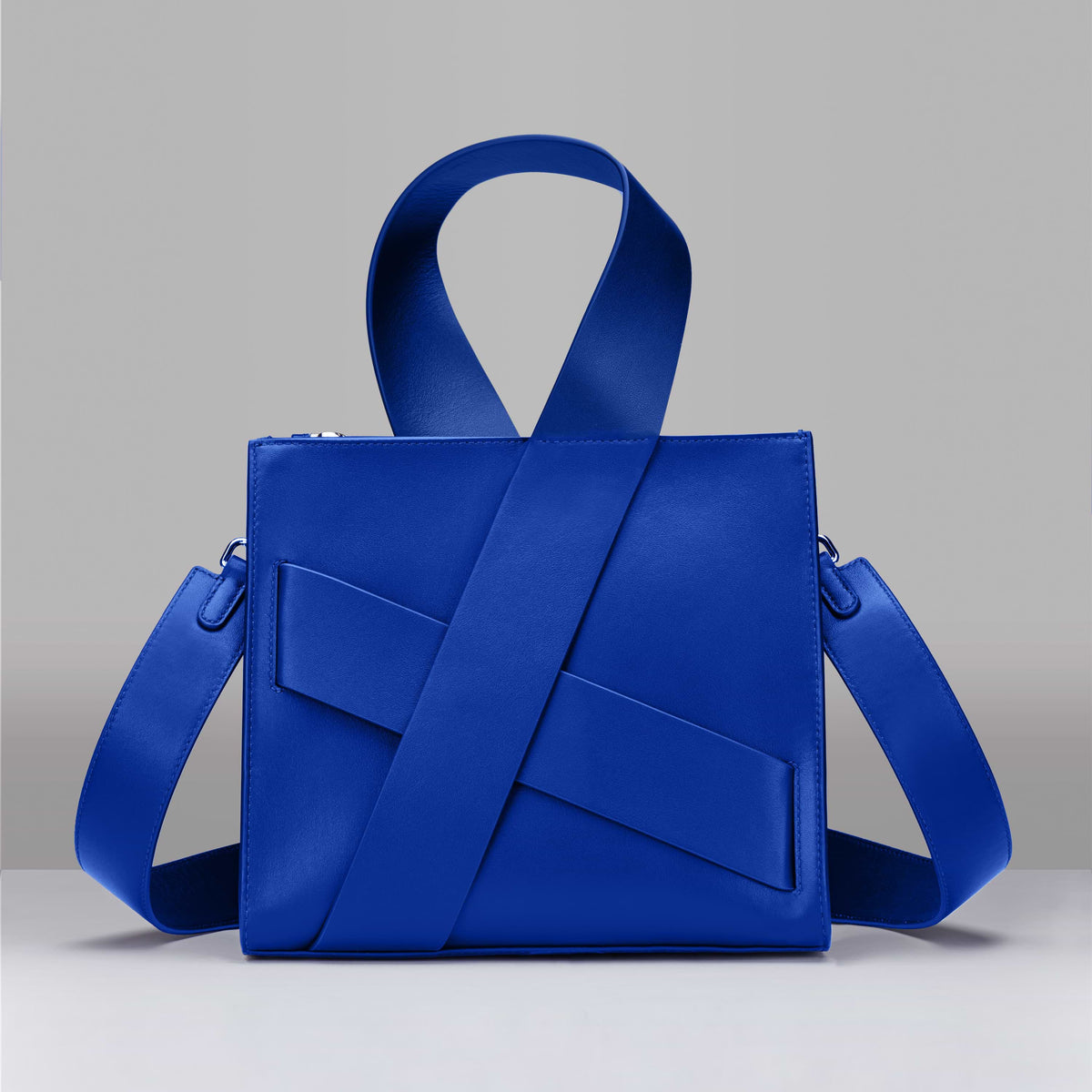 BLUE DIAGONAL ZITA BAG