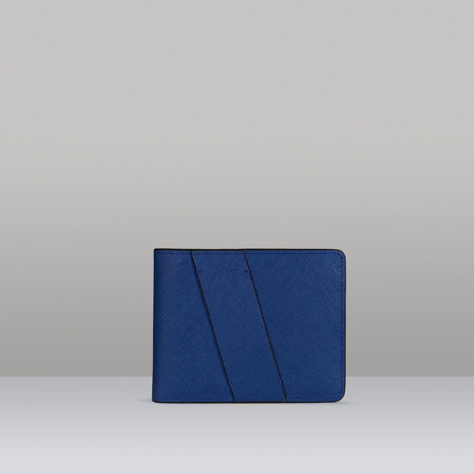BLUE AND BLACK  WALLET