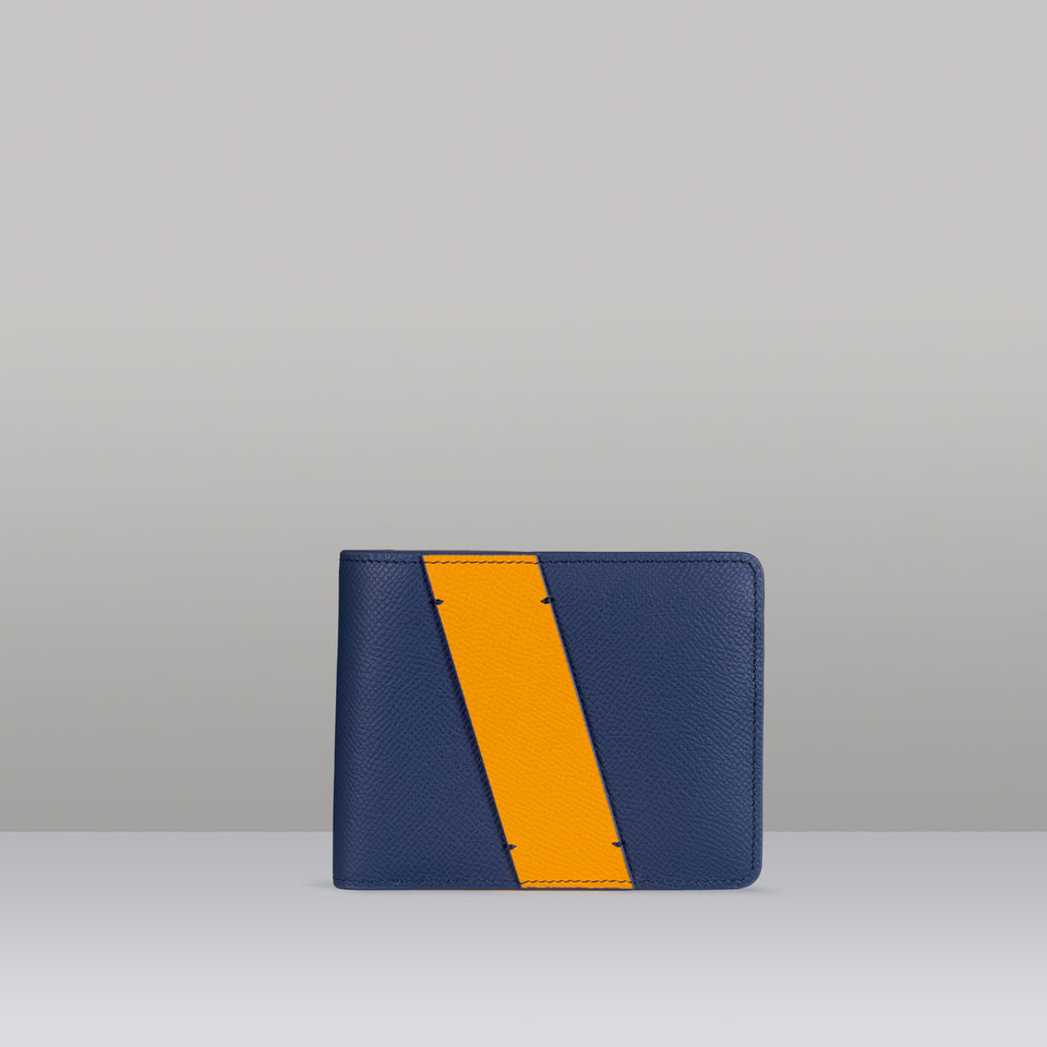 青と黄色の財布