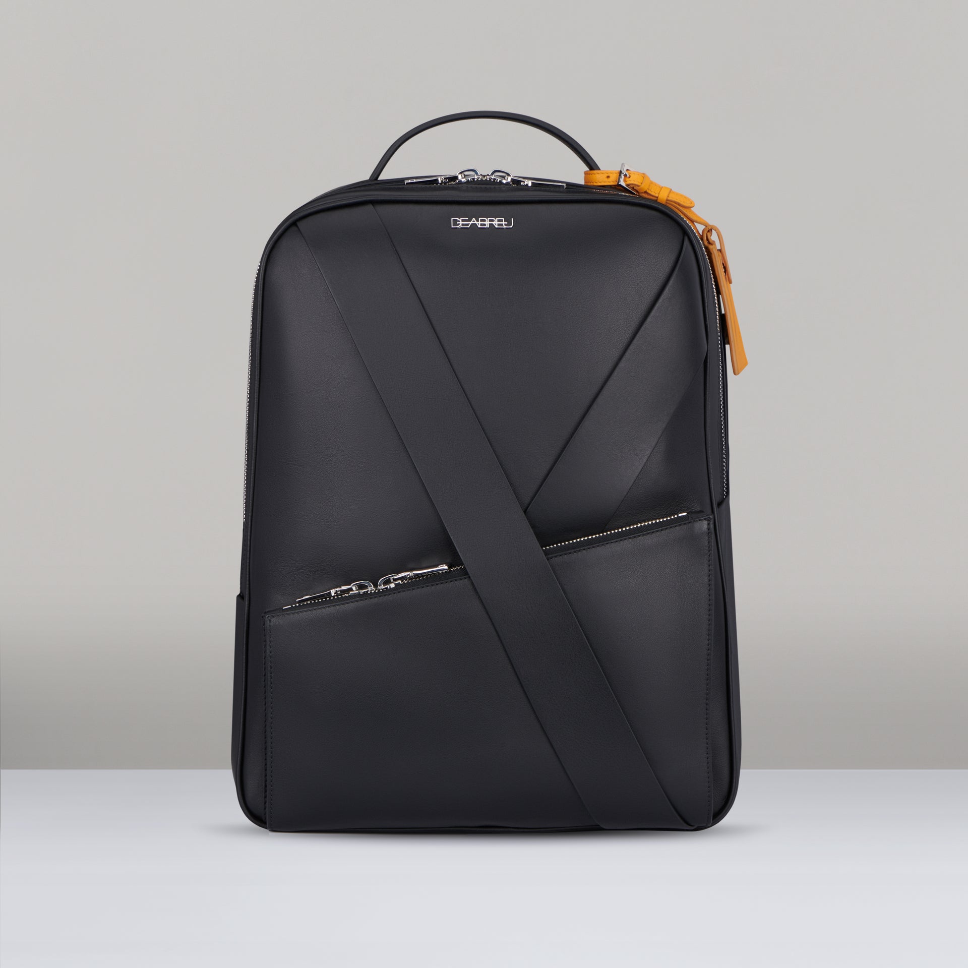 bacci leather backpack BLACK CITY BACK PACK – DEABREU ITALY