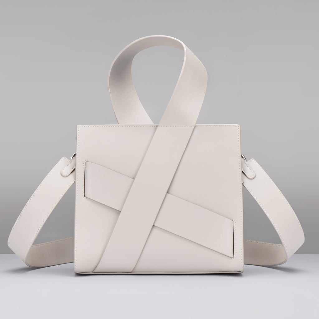 WHITE DIAGONAL ZITA BAG