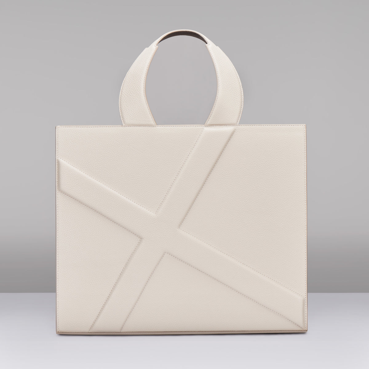 ホワイト X LINE Mi ショッピングバッグ