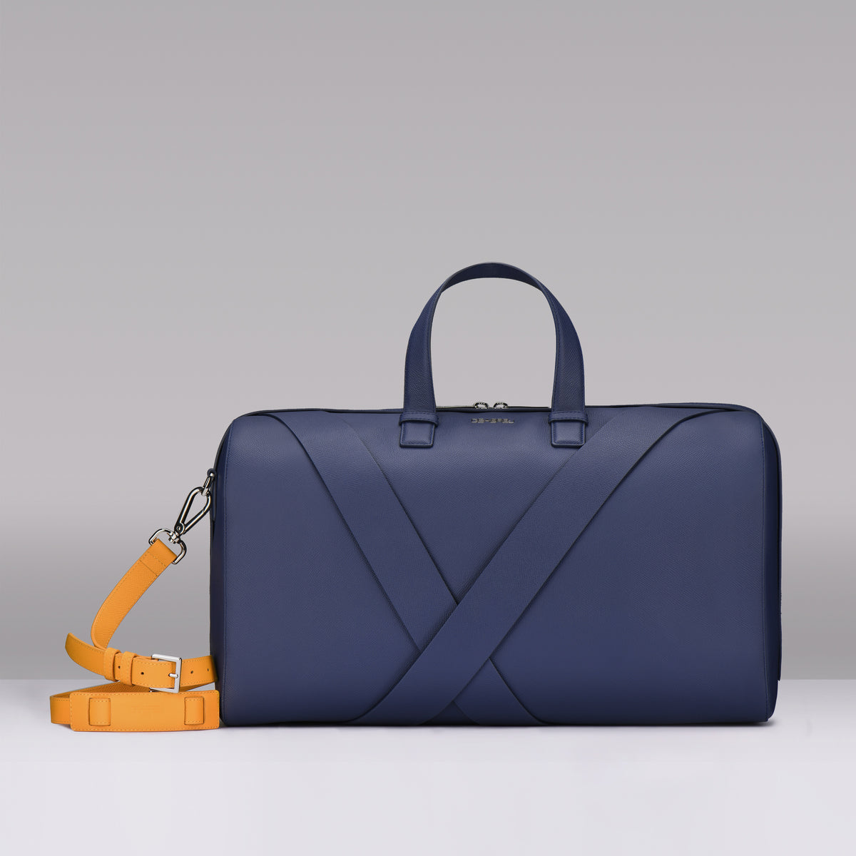 BLUE SAFFIANO LEATHER TRAVEL