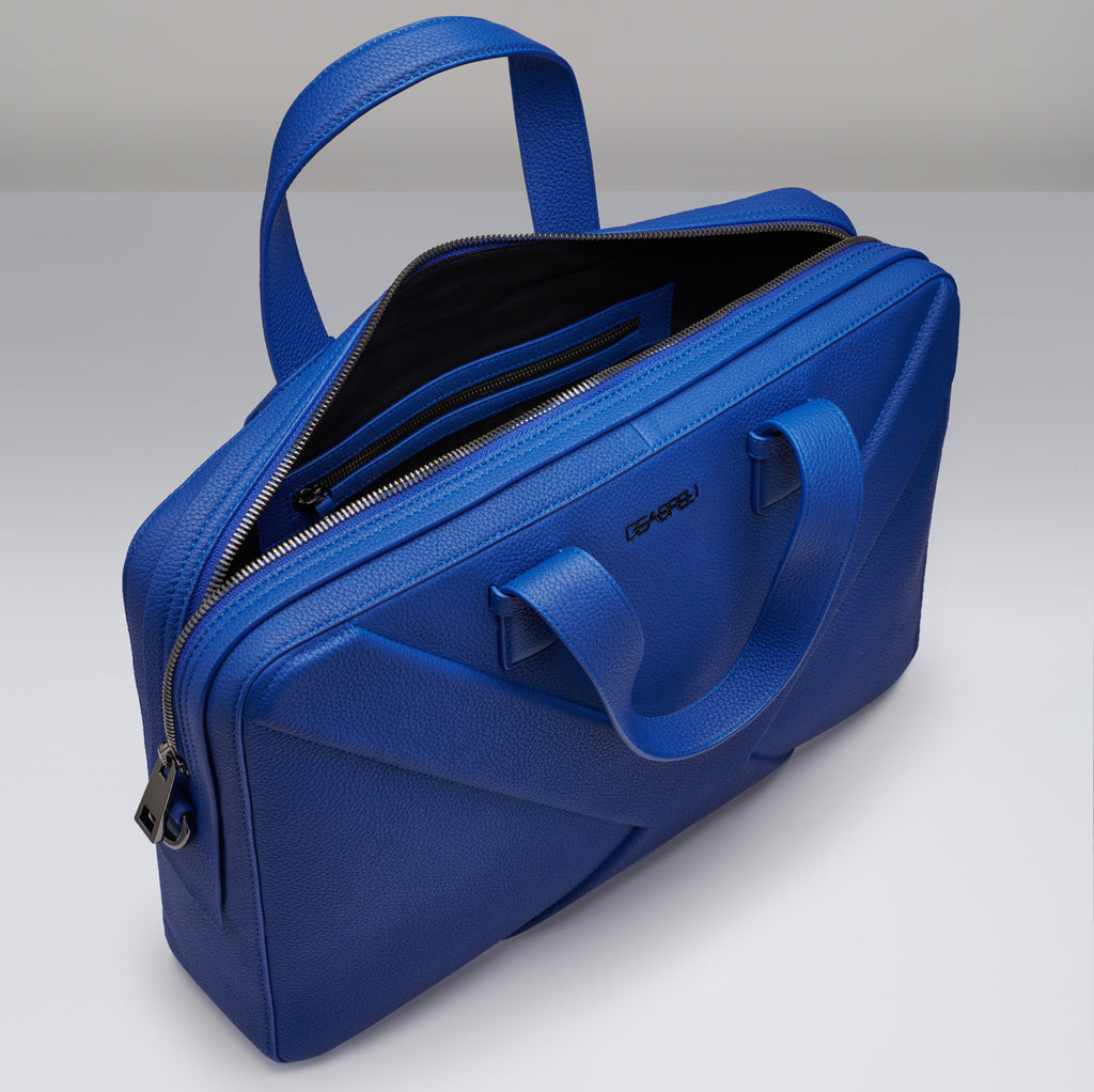 GRAIN LEATHER X LINE BRIEFCASE