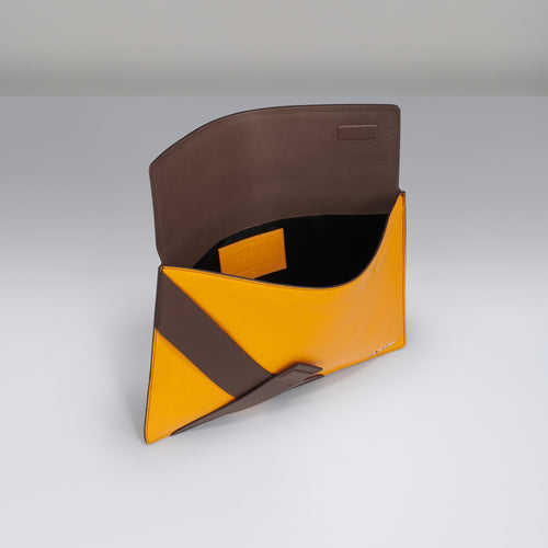 YELLOW-BROWN FOLDER